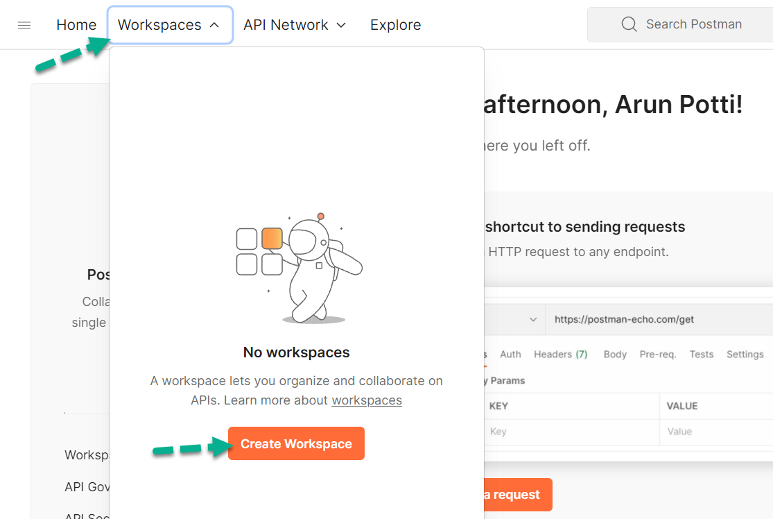 setup and connect to the Dataverse environment in Postman